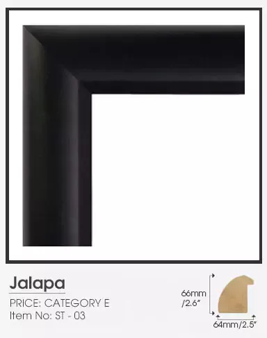 Jalapa category E black frame.