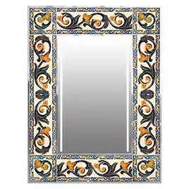 Valleta Mediterranean mirror frame.
