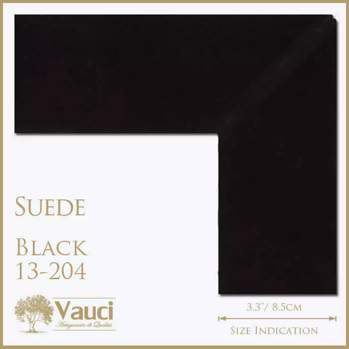 Suede black vauci frame.
